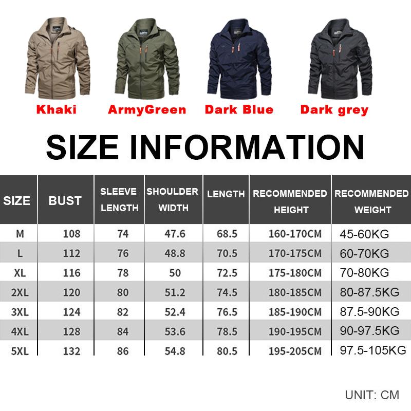 Product Introduction of 【2-3 Days Arrive!!!】JEEP SPIRIT Men Military Waterproof Riding Tactical Outerwear Hoodie Windbreaker Jacket (M-2XL) outdoor sport 11