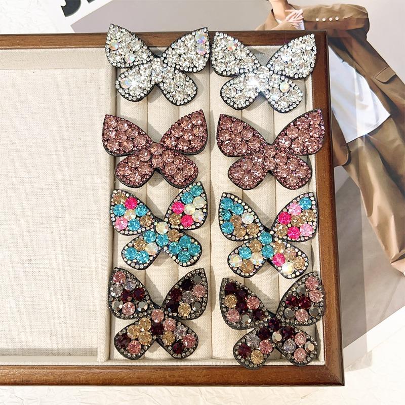 Product Introduction of Sweet Cool Butterfly BB Clip Fashion Shining Personalized High Quality Hairpin Exquisite Light Luxury Advanced Sense Gifts Headwear 21