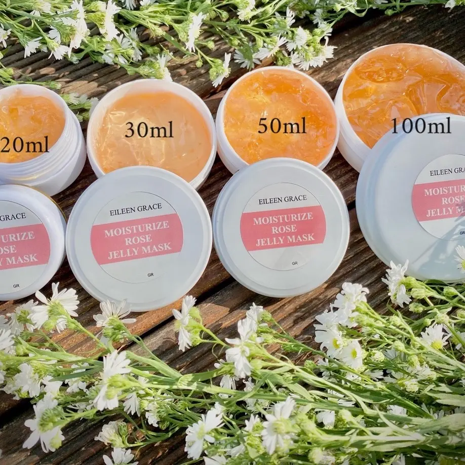 Eileen Grace Moisturize Rose Jelly Mask Deep Cleansing Black Jelly Mask Share in Jar