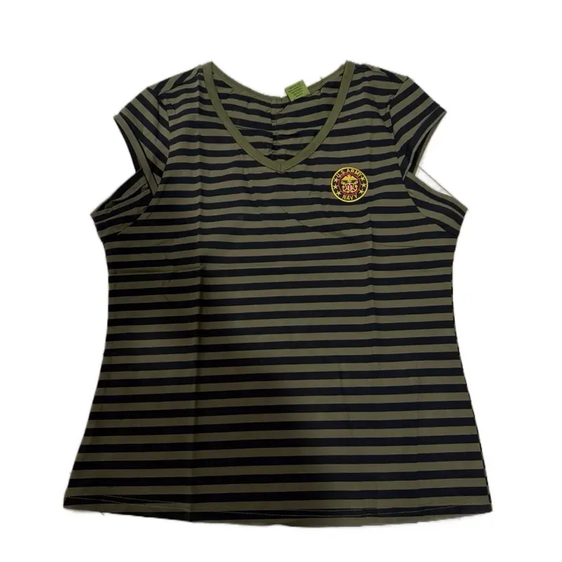 áo thun kẻ chất cotton nữ co giãn