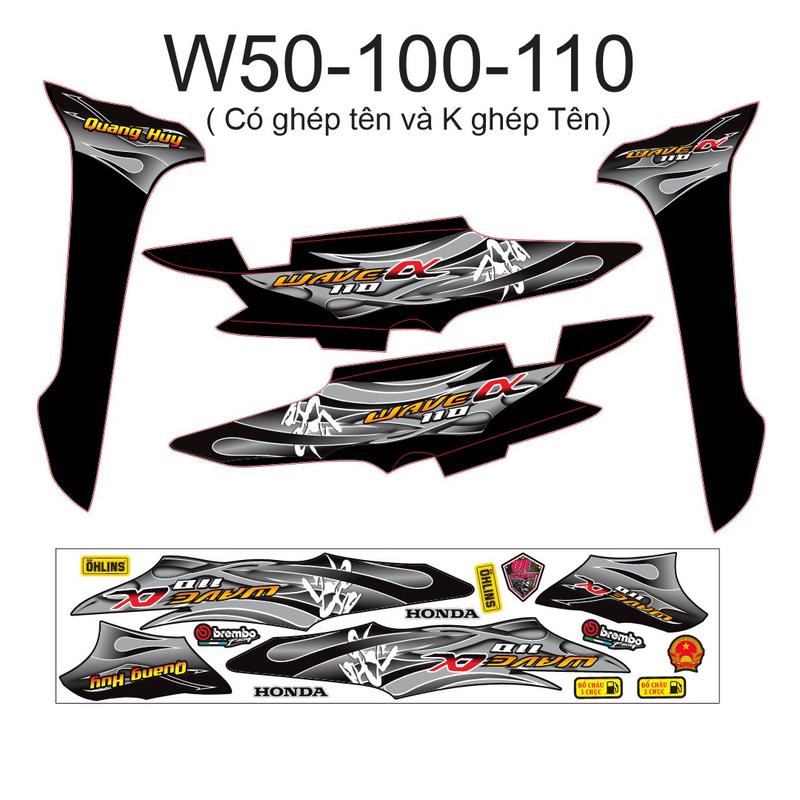 Tem Wa ve 50-100-110 mẫu  lửa 2024 đủ màu sắc 6