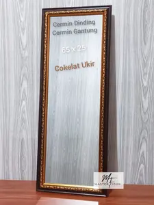 Kaca Cermin Dinding 65 x 25 cm kaca dinding gantung