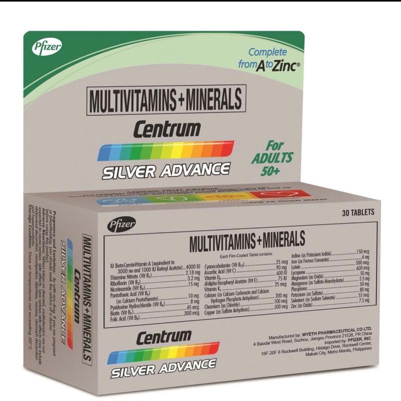 Centrum Silver Advance 30 Tablets - TikTok Shop Philippines