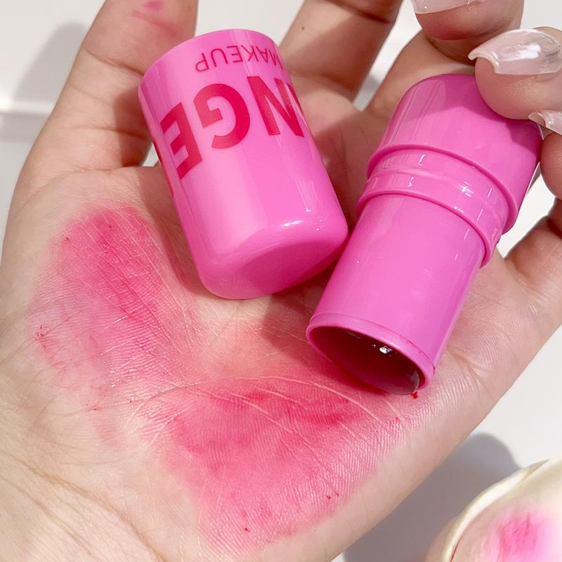 Product Introduction of 4 Colors Jelly Blush Stick Long Lasting Multi-use Cheek Lip Moisturizing Blusher Brightening Skin Makeup Cosmetics 41