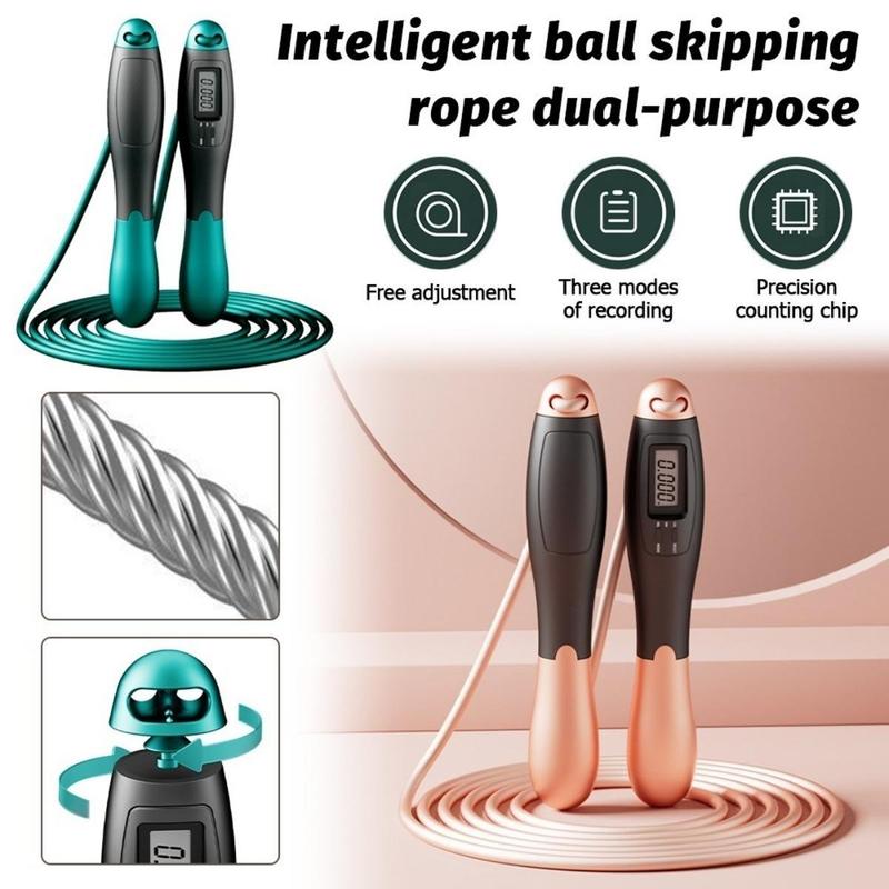 Hoping Rope 2 in 1 Jumping Rope Tali Skipping Smart Skipping Rope Cordless - TikTok ...