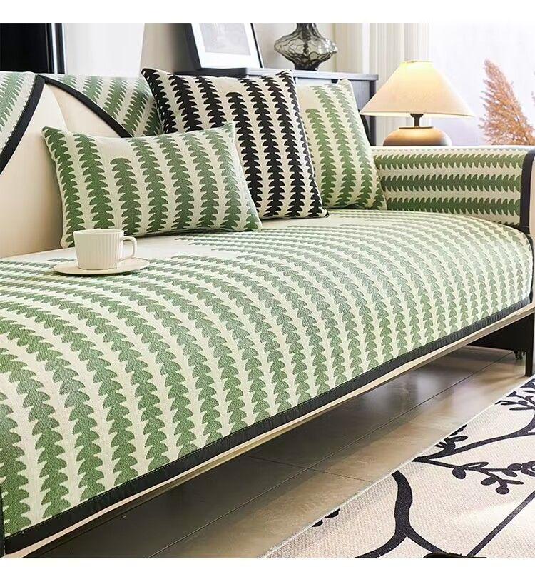 Product Introduction of 2024 New Chenille Sofa Cushion Four Seasons Simple Fashion Seat Cushion Non-slip Leather Sofa Cover Universal 19