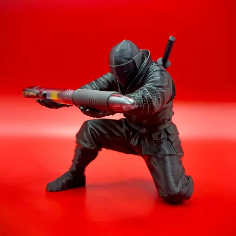 非売品 店頭用 POP チラシスタンド&PV 忍 Shinobi 3D 3DS 3Dプリント製忍者ペンスタンド 学生向けけマルチ機能デスクトップ収纳