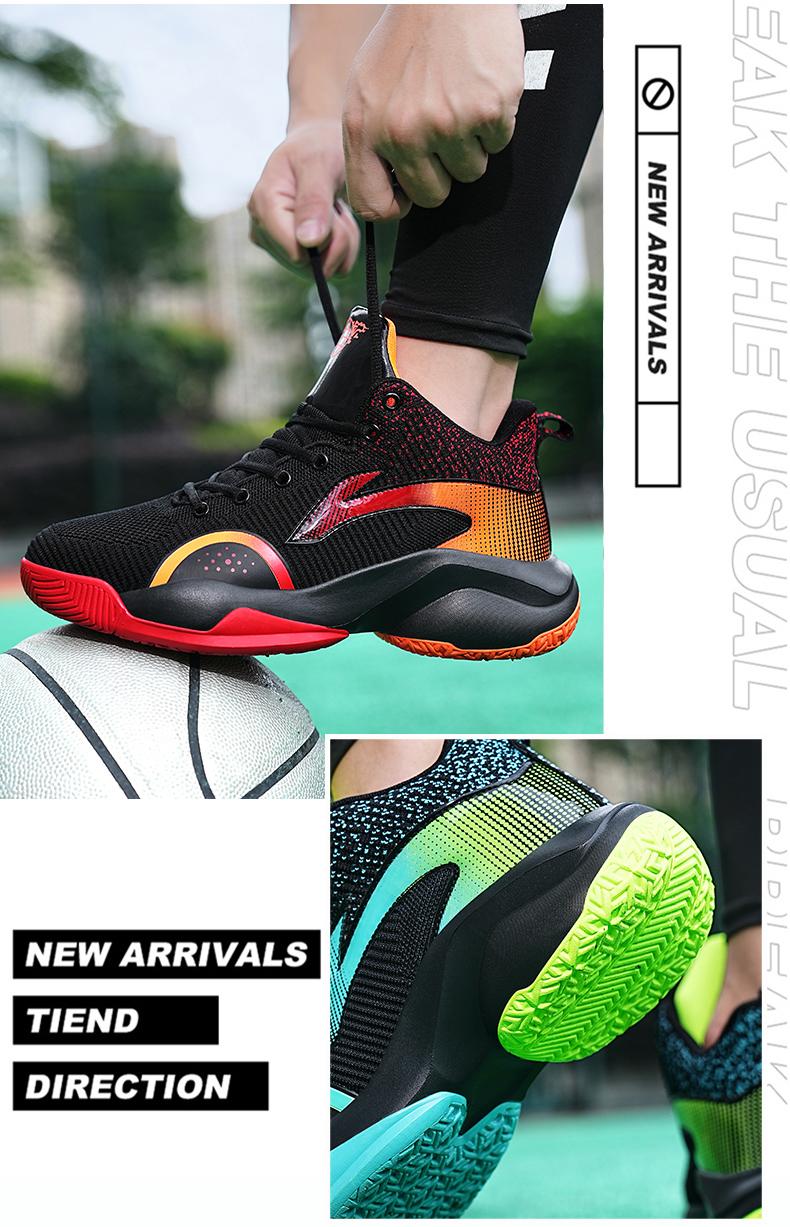Product Introduction of Basketball Shoes Men Sneakers 2024 Spring New Street Basketball Culture Sports Shoes High Quality Competition Basketball Shoes 15