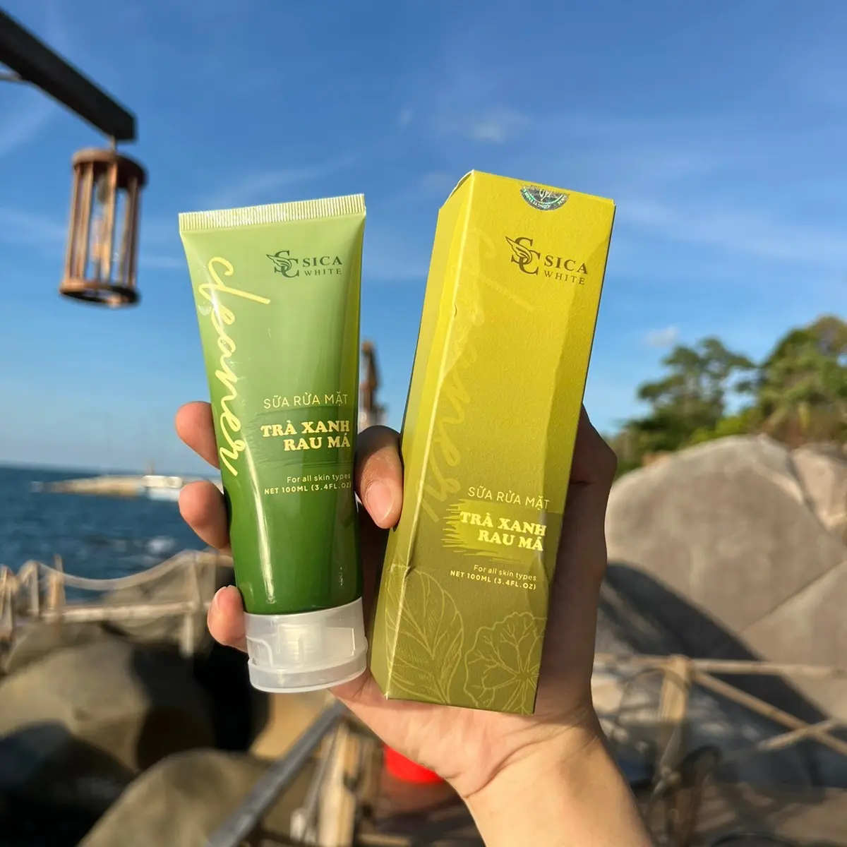 [H04]- Sữa Rửa Mặt Trà Xanh Rau Má 100ml - Hỗ Trợ Chăm Sóc Da Dầu Mụn (100ml) Skincare | BigBuy360 - bigbuy360.vn