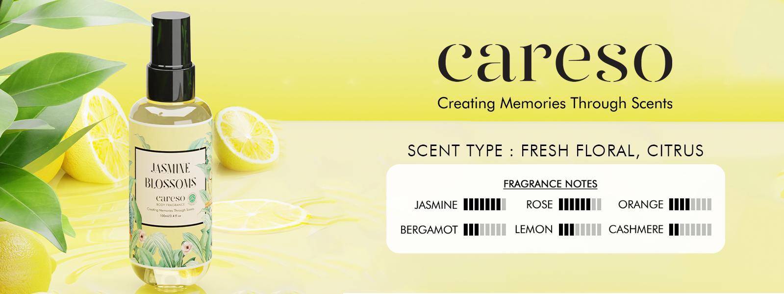 CARESO Jasmine Blossoms - Body Fragrance 100ml