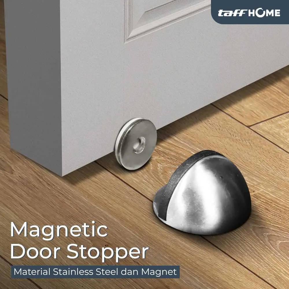 TaffHOME Penahan Pintu Anti-Collision Magnetic Door Stopper - DS-09