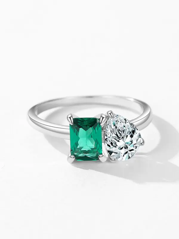925 Sterling Silver Fashionable Zirconia Ring, Luxury Wedding Fine Jewelry for Women, Trendy All-match & Exquisite Jewelry for Gift 3