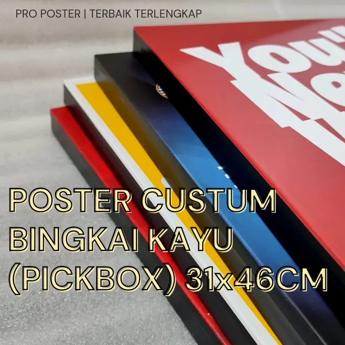 Poster frame CUSTOM / pakai gambar sendiri A3 (30x45cm) 0