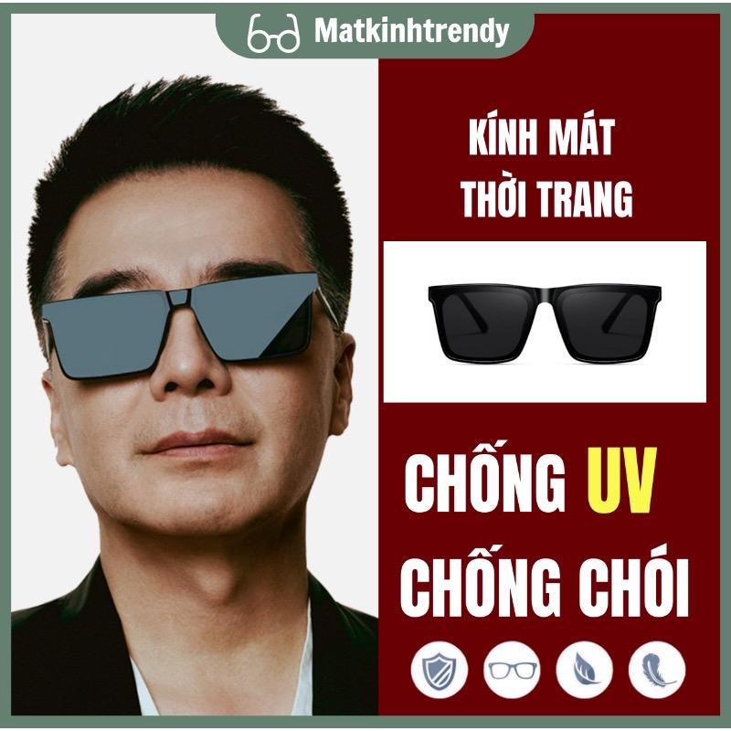 MÃ M3 Kính Mát Thời Trang Chống UV Cho Nam Nữ Kính Mắt Đen Ngầu Kính Đen Sang Chảnh Kính Râm Nam Mắt Kính Đi Đường Chống Bụi Cho Nam Gọng Vuông Nam Tính Chống Tia Cực Tím Đeo Lái Xe Chống Chói Kính Đen Nam Đi Biển Đi Du Lịch Đi Chơi Phong Cách Mạnh Mẽ