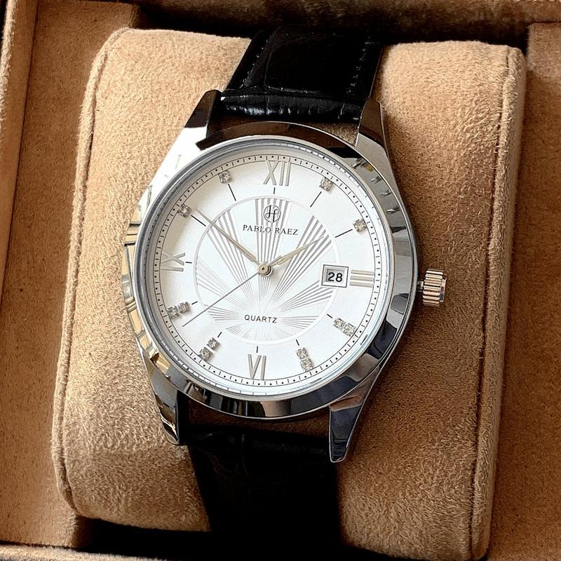Đồng hồ nam chính hãng PABLO RAEZ lịch chuyển động thạch anh sang trọng chống nước 3ATM 2871 CARIENT
