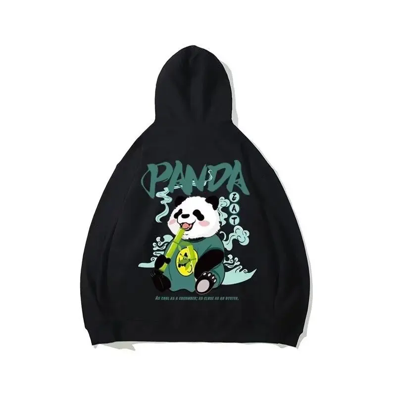 ÁO HOODIE UNISEX NAM NỮ PANDA CÓ BIGSIZE TỪ 35kg đến hơn 100kg CHẤT NỈ DÀY MỊN CAO CẤP- ÁO KHOÁC CHUI TAY DÀI FORM RỘNG OVERSIZE Menswear 1