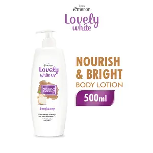 Emeron Lovely White UV Hand & Body Lotion Nourish & Bright Botol 500ml