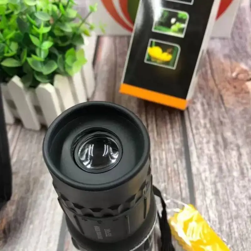 Ống nhòm, HD, Độ phóng đại 16x52, Thấu kính lồi, Không thấm nước, Có thể thu phóng, Thích hợp để sử dụng đơn và đôi, Mục tiêu màu đen, Teropong Jauh 2