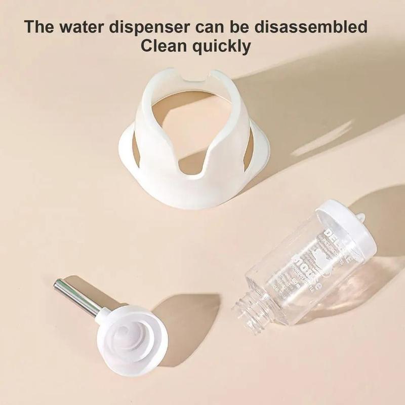 Bình Nước Cho Chuột Hamster, Bền, Có Giá Chân Đế Dung Tích Lớn, Thiết Kế 2 Trong 1, Dụng Cụ Ăn Uống Cho Thú Cưng, Nước Tự Động, Cầm Tay, Có Phụ Kiện Cho Hamster 4