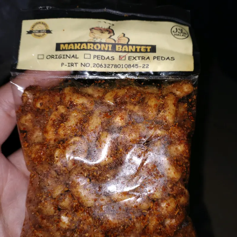 Paket usaha (100 pcs) Makaroni bantet Cap koki/Makaroni bantet Tasikmalaya P. IRT/Makaroni bantet khas Tasikmalaya (Mix) 0