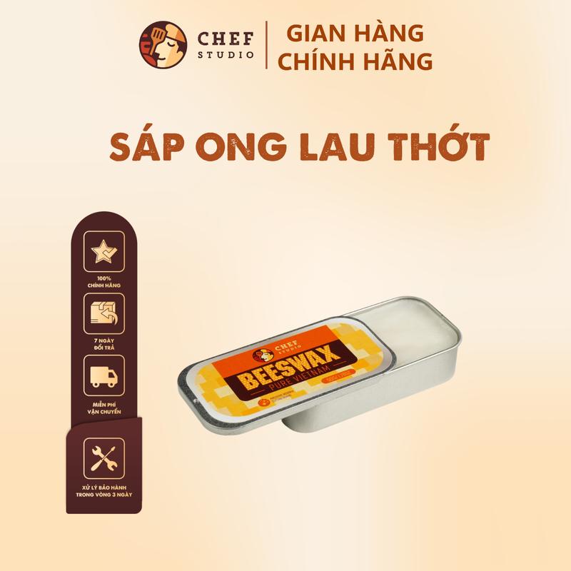  Sáp ong Chef Studio chuyên dùng để dưỡng các loại thớt gỗ các dụng cụ nấu ăn bằng gỗ 