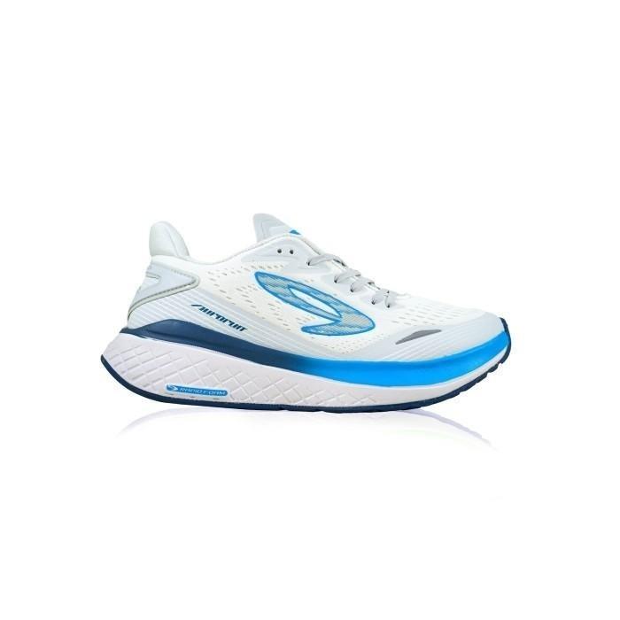 910 Nineten Aurorun Sepatu Lari - PUTIH/NAVY/BIRU 0