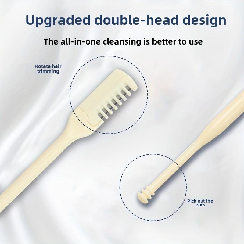 Bộ Tông Đơ Cắt Lông Mũi & Tai, 3 / 5 Cái, Dụng Cụ Chải Chuốt Thủ Công Hai Đầu, Cầm Tay 2 Trong 1, Thiết Yếu Chăm Sóc Cá Nhân, Làm Sạch Răng Miệng 3