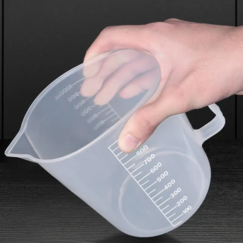 Non-stick Silicone Measuring Cup Food Grade Household Graduated Cups Kitchen Baking Measuring Tools High Volume