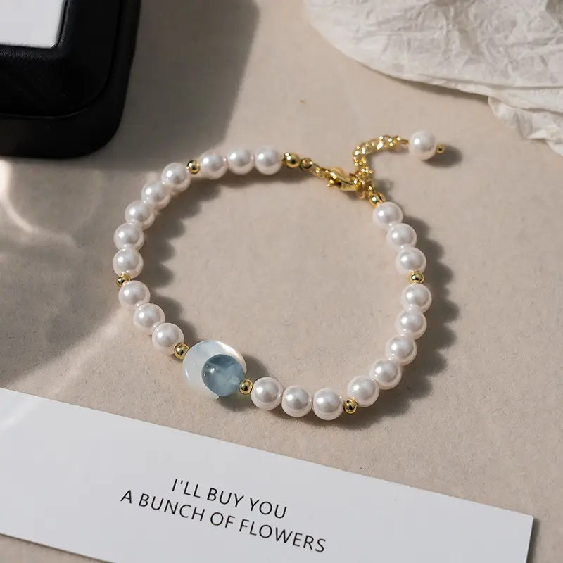 Gelang Tangan Bulan, Fesyen Mewah, Gred Tinggi, Gaya Klasik, Mudah dan Elegan, Anggun