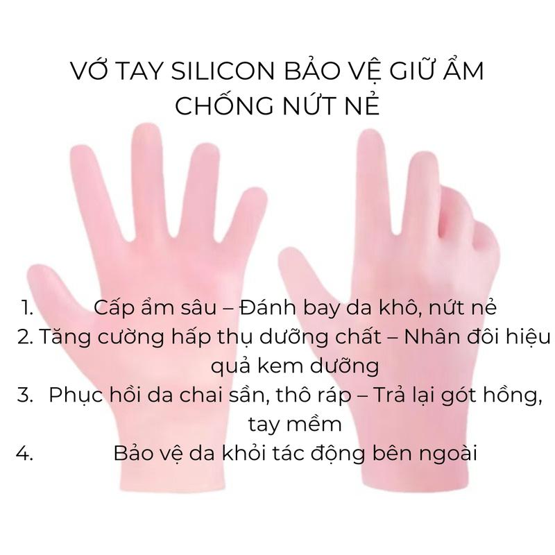Product Introduction of Tất Vớ Ủ Chân Silicon Dưỡng Ẩm Da Tay Da Chân Mềm Mịn kemtay 9