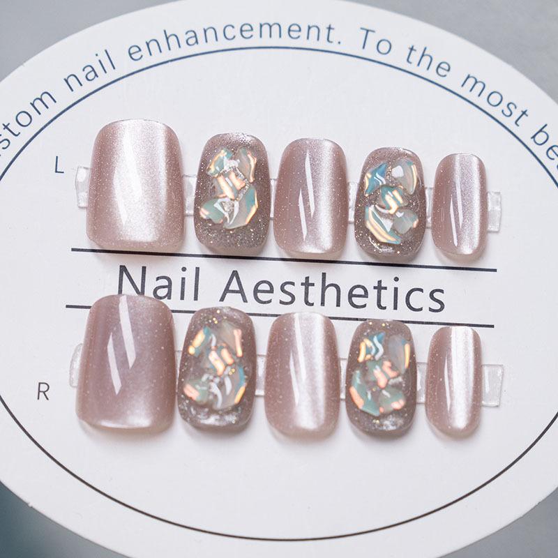 Mã M056 Nail box Mắt Mèo Hin Nail Độ bóng cao Chống nước