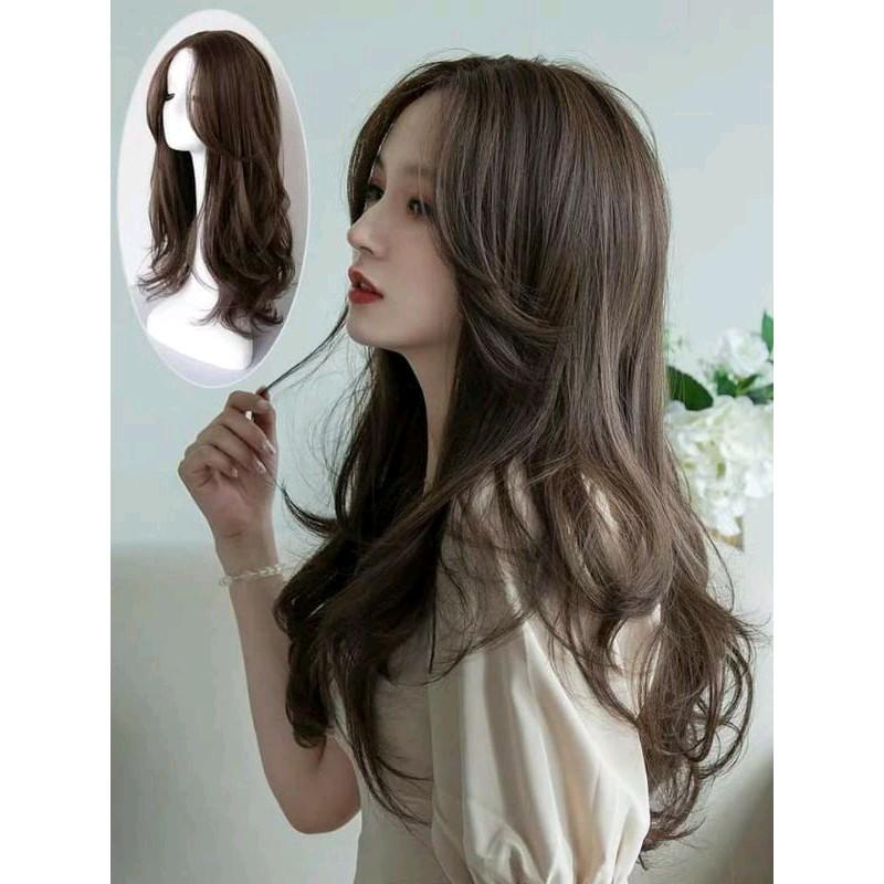 Tóc giả nữ nguyên đầu hai mái bay ch183 đẹp