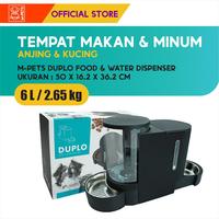 Gambar M-Pets Duplo Food & Water Dispenser 6L / Tempat Makan Minum Hewan - dispenser makanan dan minum hewan dari M-Pets Volk Pets Indonesia Kota Tangerang 1 Tokopedia