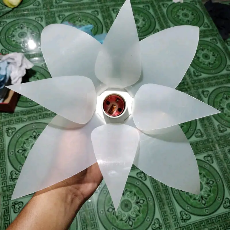 kelopak lampu bunga bahan mika kuat awet dekorasi/ruangan murah cantik dan 1