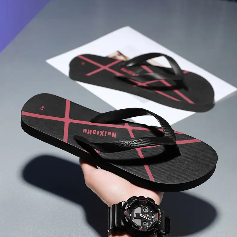 2025 Fashion New Versatile Hot-Selling Men's Flip-Flops Sandals Outdoor Beach Shoes Slippers Sandals