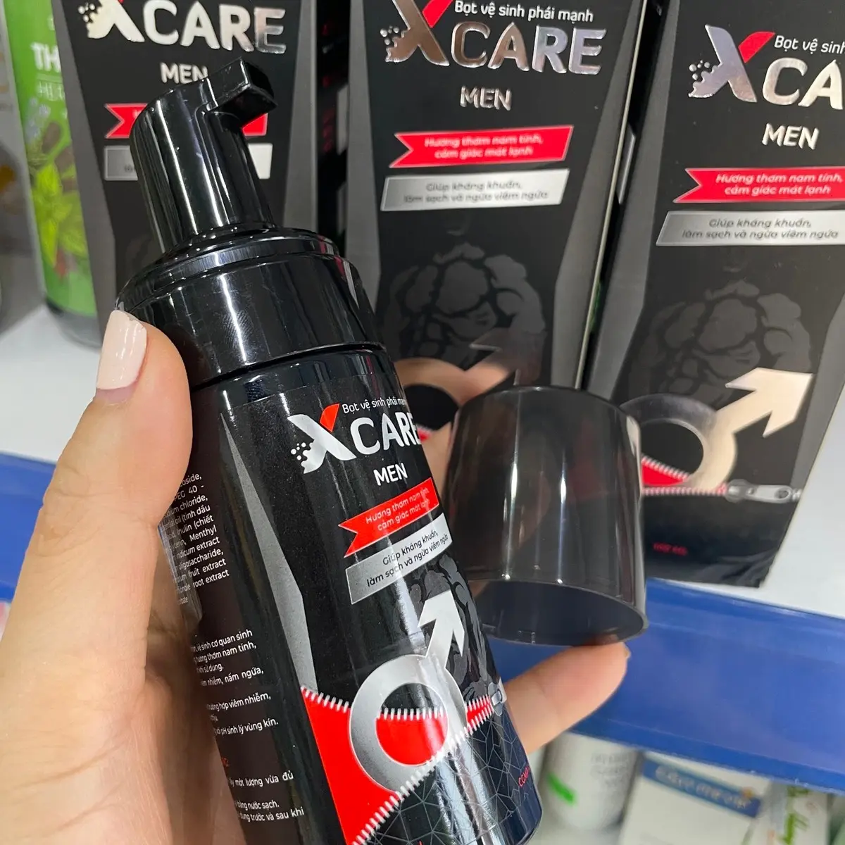 Bọt vệ sinh phái mạnh Xcare men 100ml