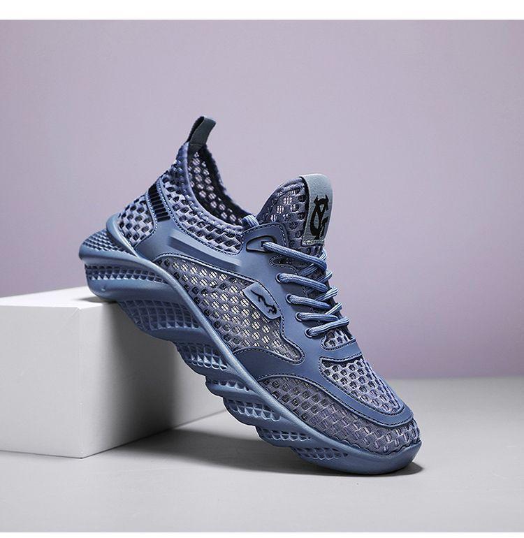 Product Introduction of ทนทาน สวยงาม[Light Luxury] Summer New Mesh Surface Hollowed Versatile Quick-Drying Wading Shoes Outdoor Breathable Sneaker 18