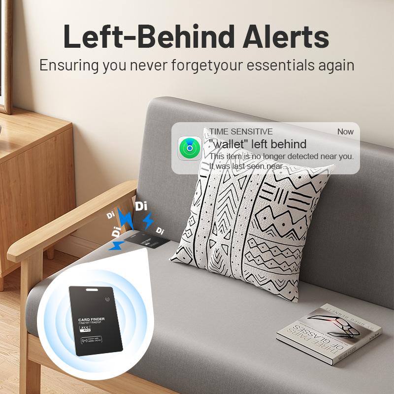 GPS Smart Wallet Tracker Card Bluetooth Anti-loss Device for Apple Smart Tracker for Key Luggage Wallet Works Find My - Image 3
