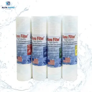 5 PCS SEDIMEN SPUN PP FILTER AIR NANO 10 INCH NANOTEC 10” / SARINGAN AIR MIKRON MICRON 01 03 05 010