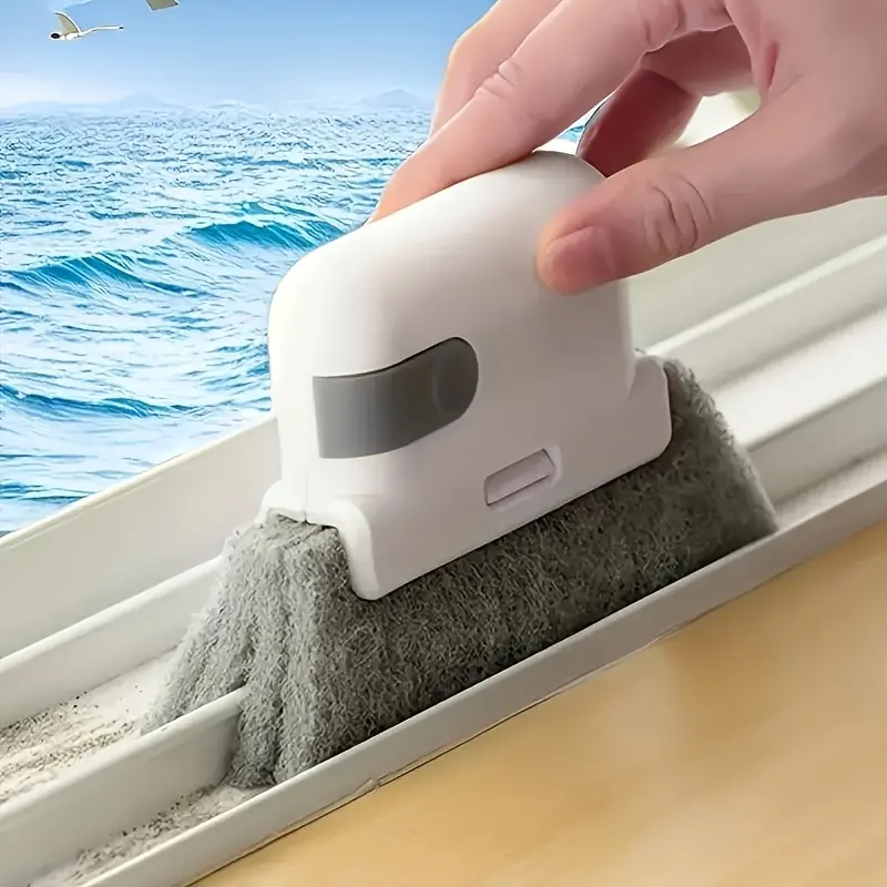 3-piece universal window and door track cleaning brush - easily clean small gaps and frames, create flawless homes, cleaning supplies, cleaning tools, essential for returning to school
