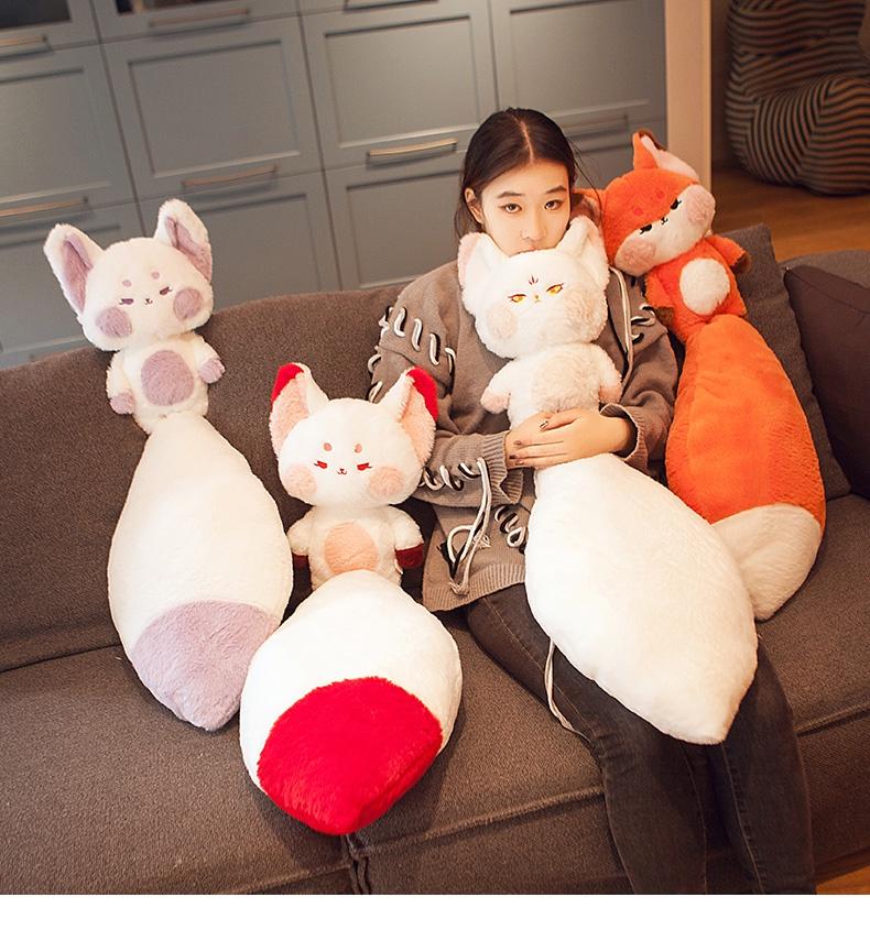 Product Introduction of Đồ Chơi nhồi bông Hình Cáo Đuôi Lớn, Aixini, 60 / 100Cm, Quà Sinh Nhật, Quà Tặng Ngày Lễ Tình Nhân, Gối Sofa Cho Bé Gái, Đồ Trang Trí Nhà Cửa, Chuẩn Bị Giao Hàng 12