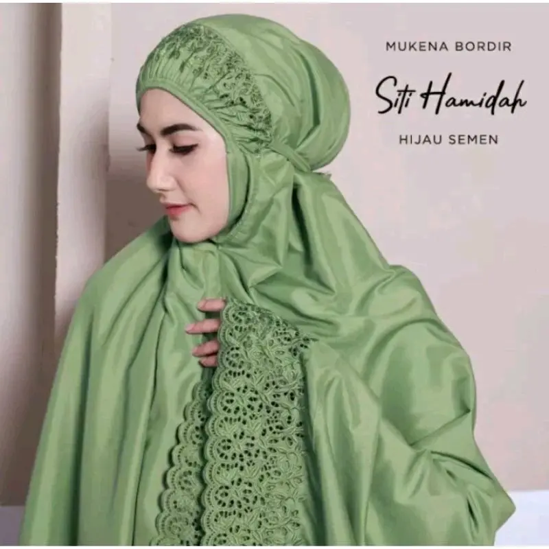 MUKENA KHADIJAH KATUN MIKRO LEMBUT | FREE TAS