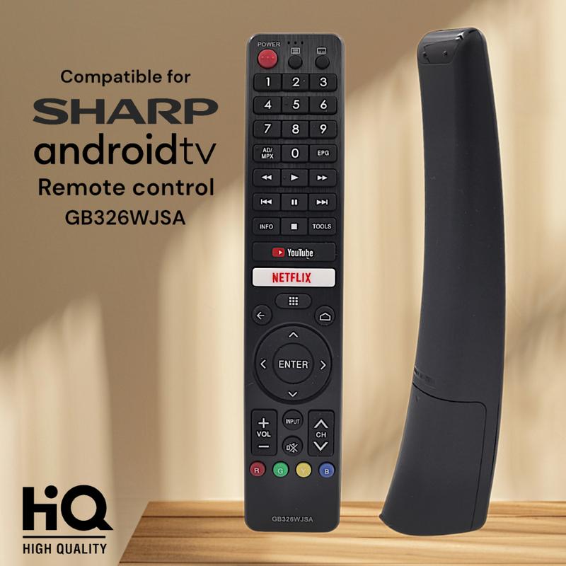 Điều Khiển Từ Xa Thay Thế Cho TV Thông Minh Android Sharp Youtube Netflix, GB326WJSA 3