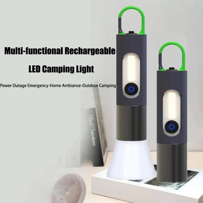 Product Introduction of Strong Light Zoom LED Flashlight P50/White Laser Lighting Torch USB Rechargeable Lantern Outdoor Portable Camping Lamp with Hook 3