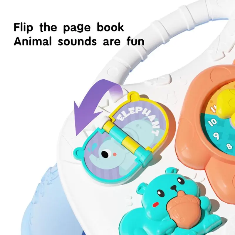 Baby Learning Table, Multifunctional Educational Toy, Interactive Baby Learning Table, Early Education Toy for 0-3 Year Olds 5
