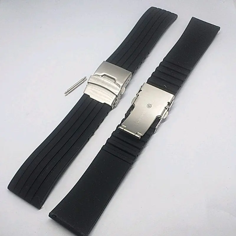 TALI STRAP JAM EXPEDITION KARET UKURAN 22 24MM RUBBER SILICONE STRAP EXPEDITION FREE PEN 0