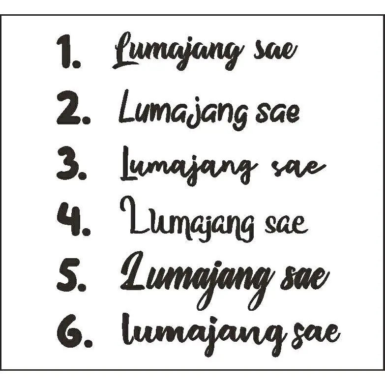Stiker Hologram Custom Nama Latin Cutting Sticker 1