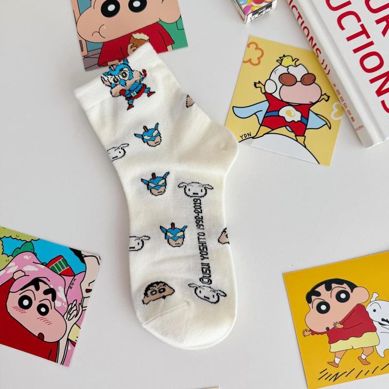 Product Introduction of Tất Mới, Thiết Kế Hoạt Hình Dễ Thương, Dành Cho Nữ, Tất Ngắn, Thời Trang Ins Hàn Quốc, Thích Hợp Cho Mùa Xuân Và Mùa Hè, Phong Cách Preppy Ngọt Ngào Nhật Bản, Tất Dễ Phối Đồ 6
