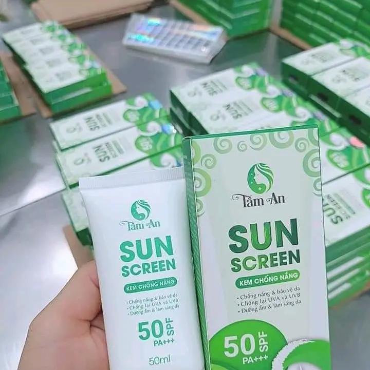 kem chống nắng tâm an SPF 50+