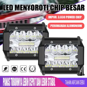 Lampu LED CWL 20 Mata 2 Susun 12 volt 60 Watt Offroad Mobil Truk